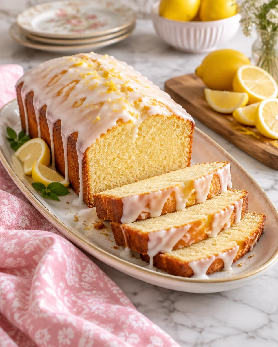 Lemon Pound Cake Recipe