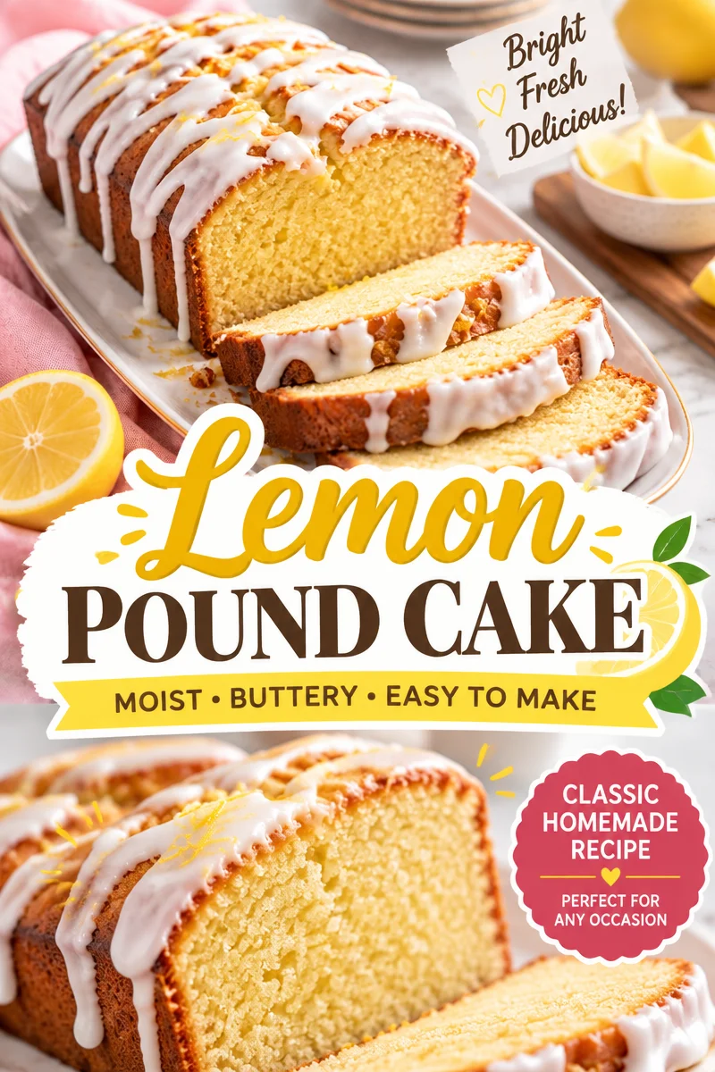 Lemon Pound Cake Recipe