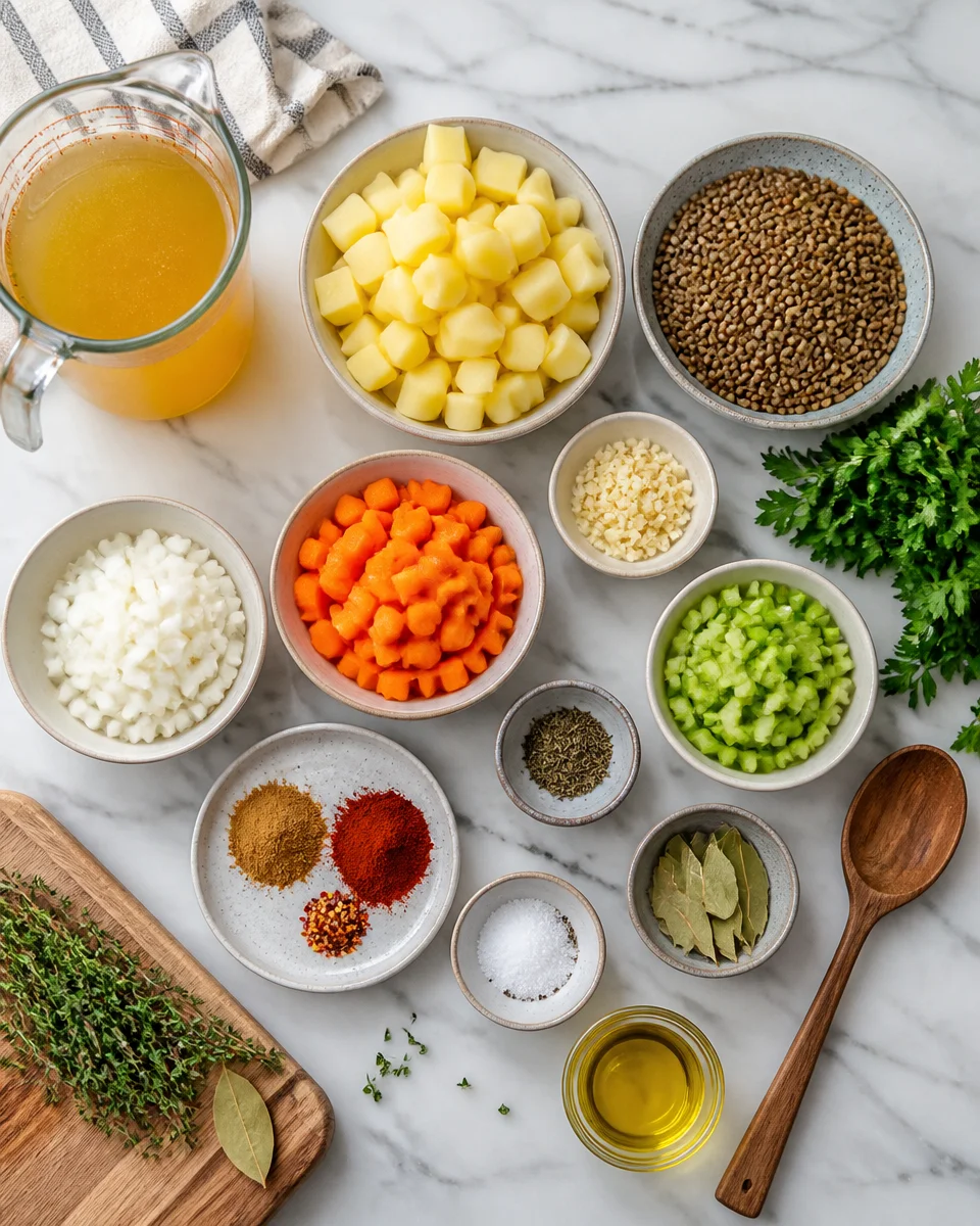 Lentil Potato Soup Recipe