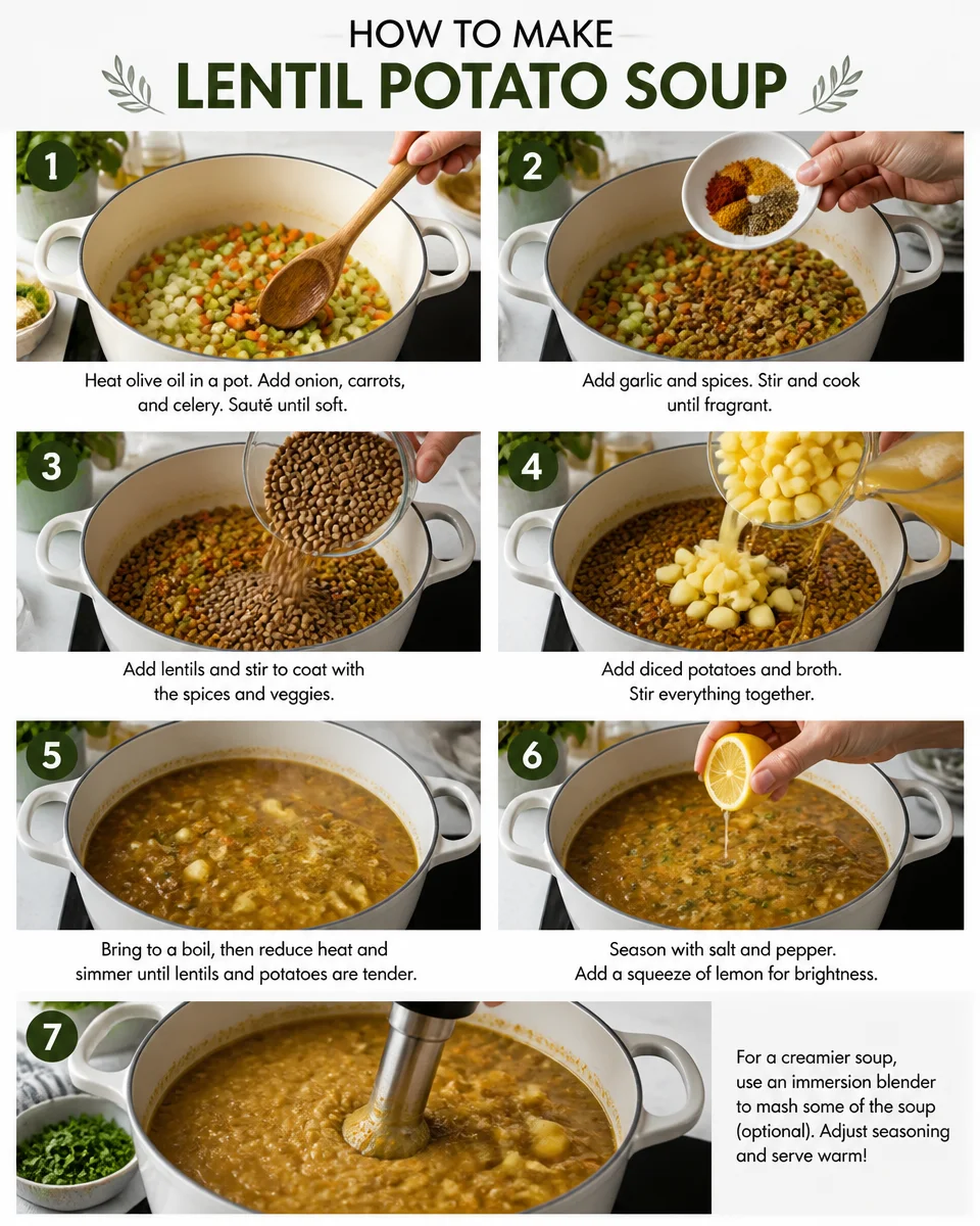 Lentil Potato Soup Recipe