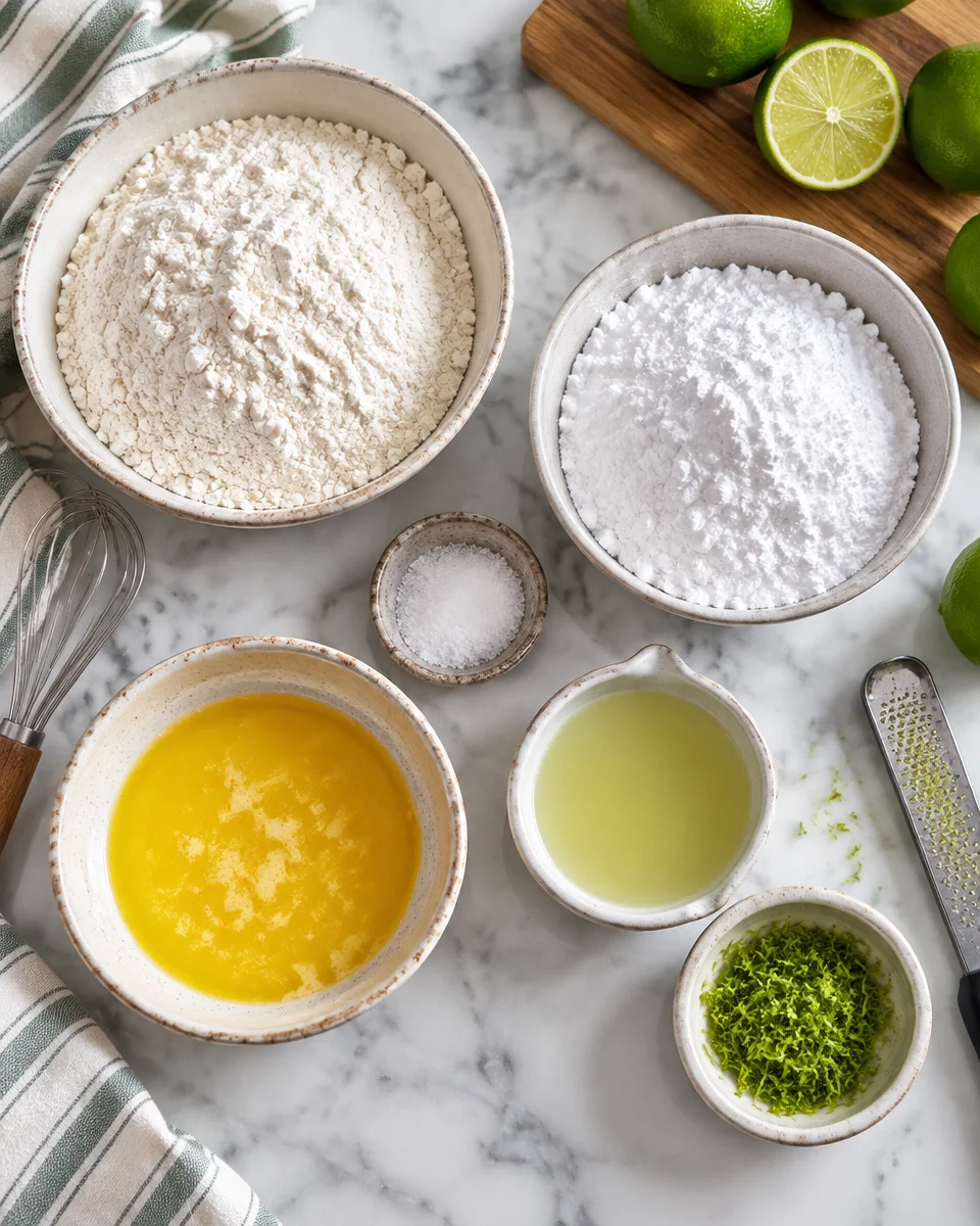 Lime Frosted Coconut Bars
