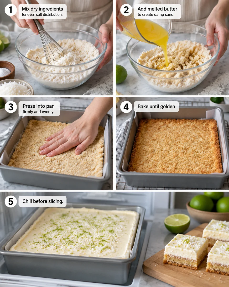 coconut lime bars