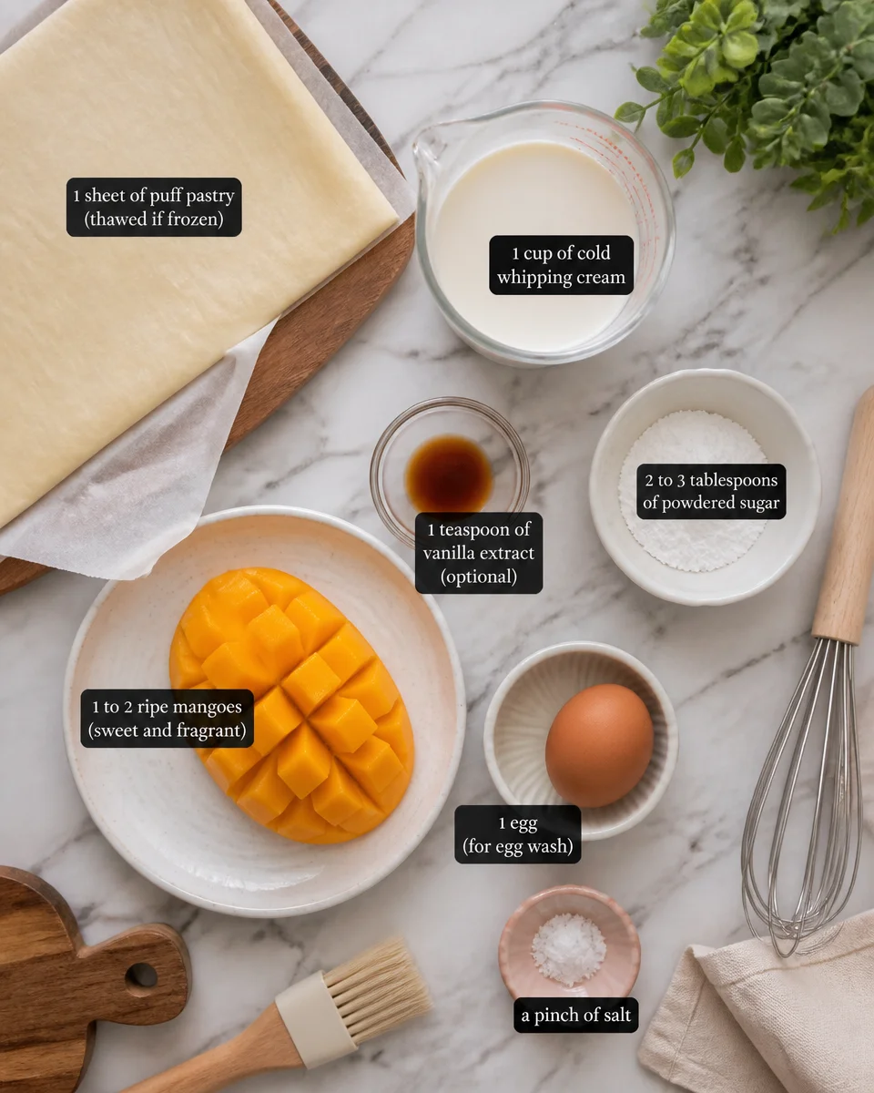 Mango Pastry Recipe (Easy)