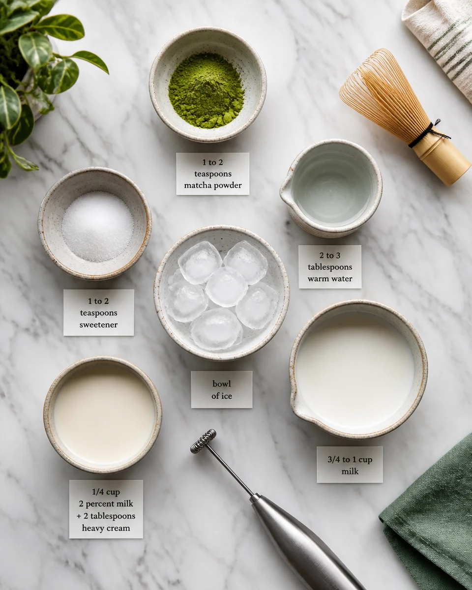Matcha Cold Foam Green Tea Latte