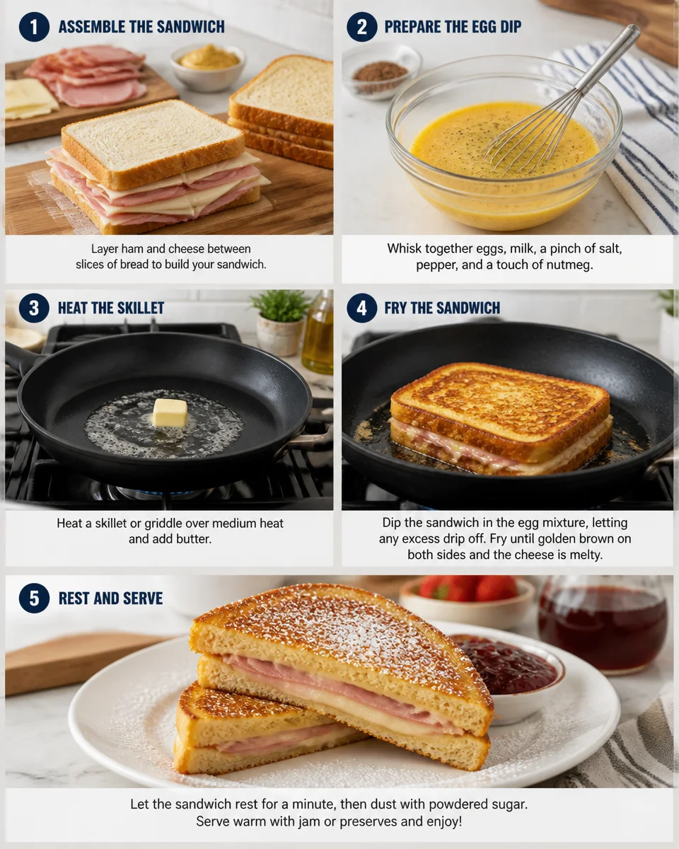Monte Cristo Sandwich Recipe