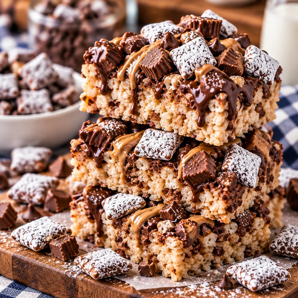 Muddy Buddy Rice Krispies Treats Recipe