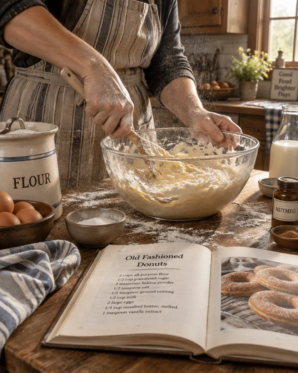 old fashioned sour cream donuts
