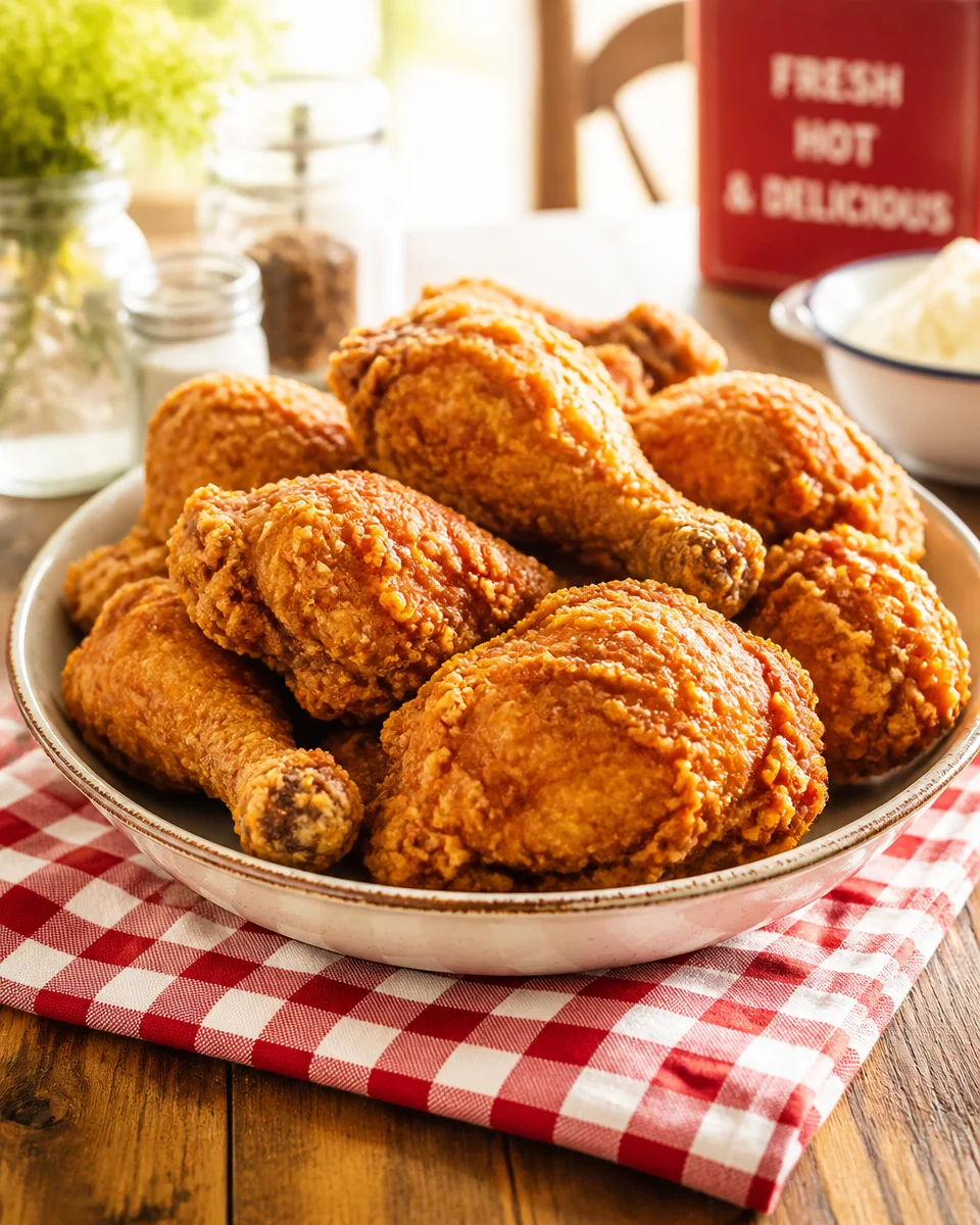 Pickle Juice Brined Fried Chicken