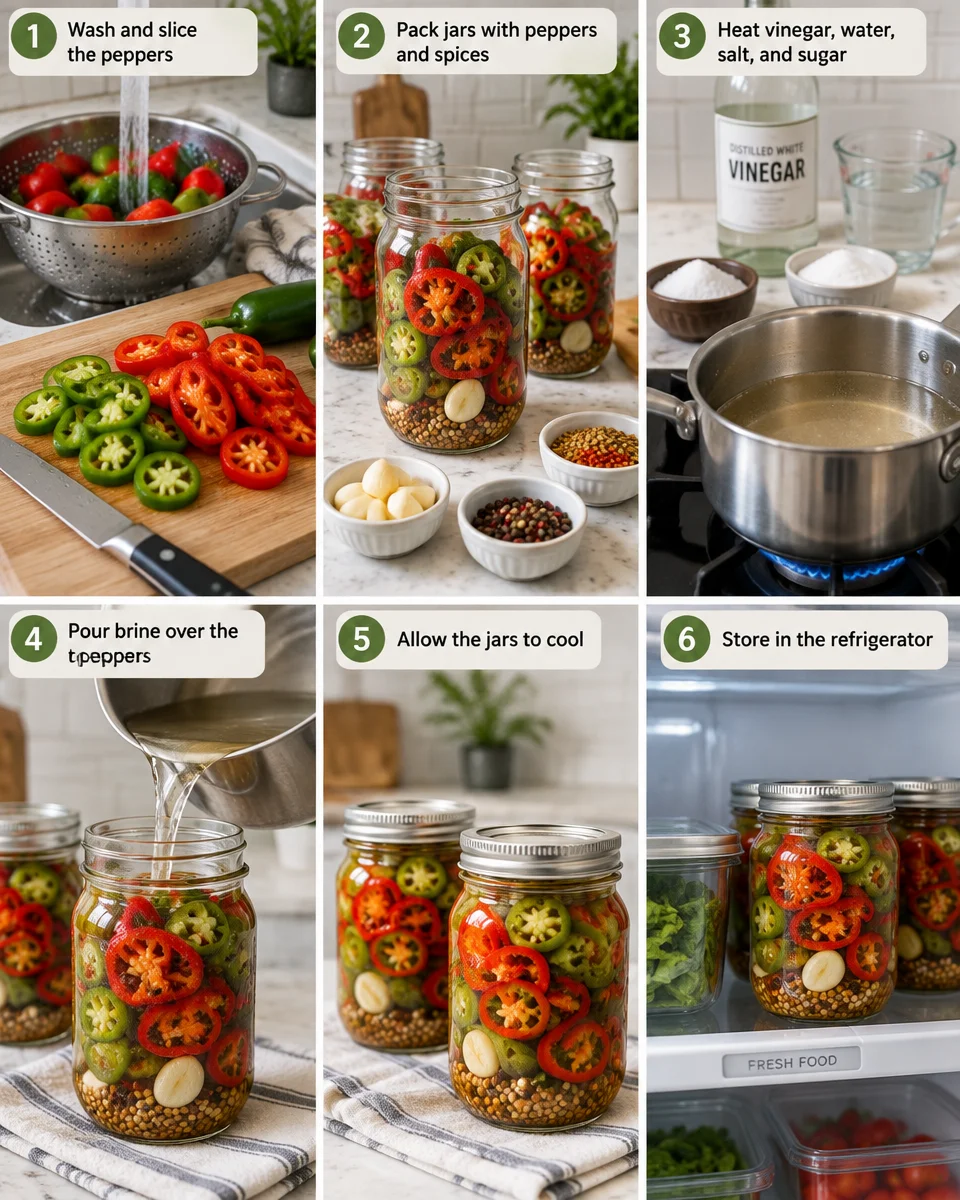 Pickled Peppers Recipe