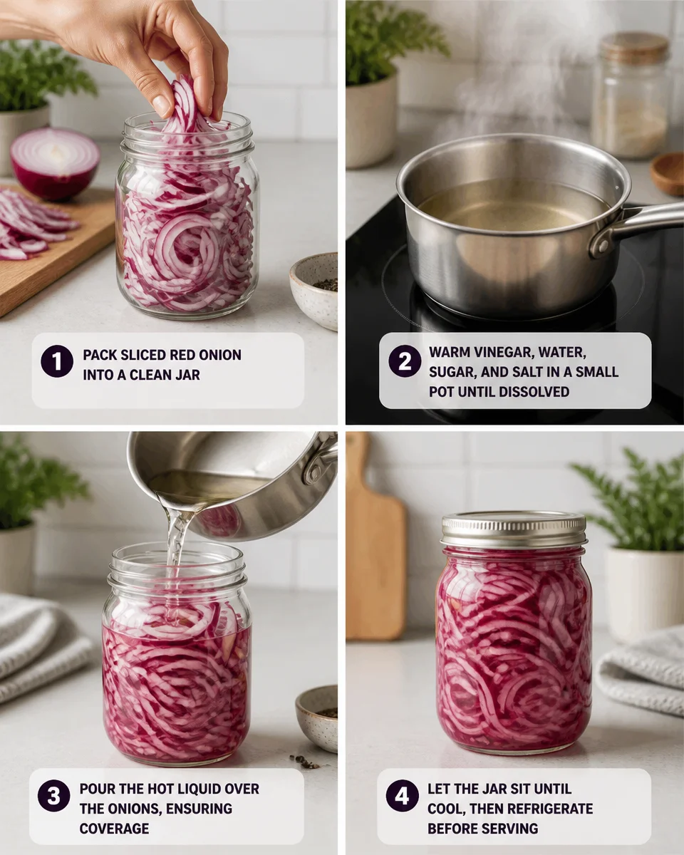 Pickled Red Onions (Quick Recipe)