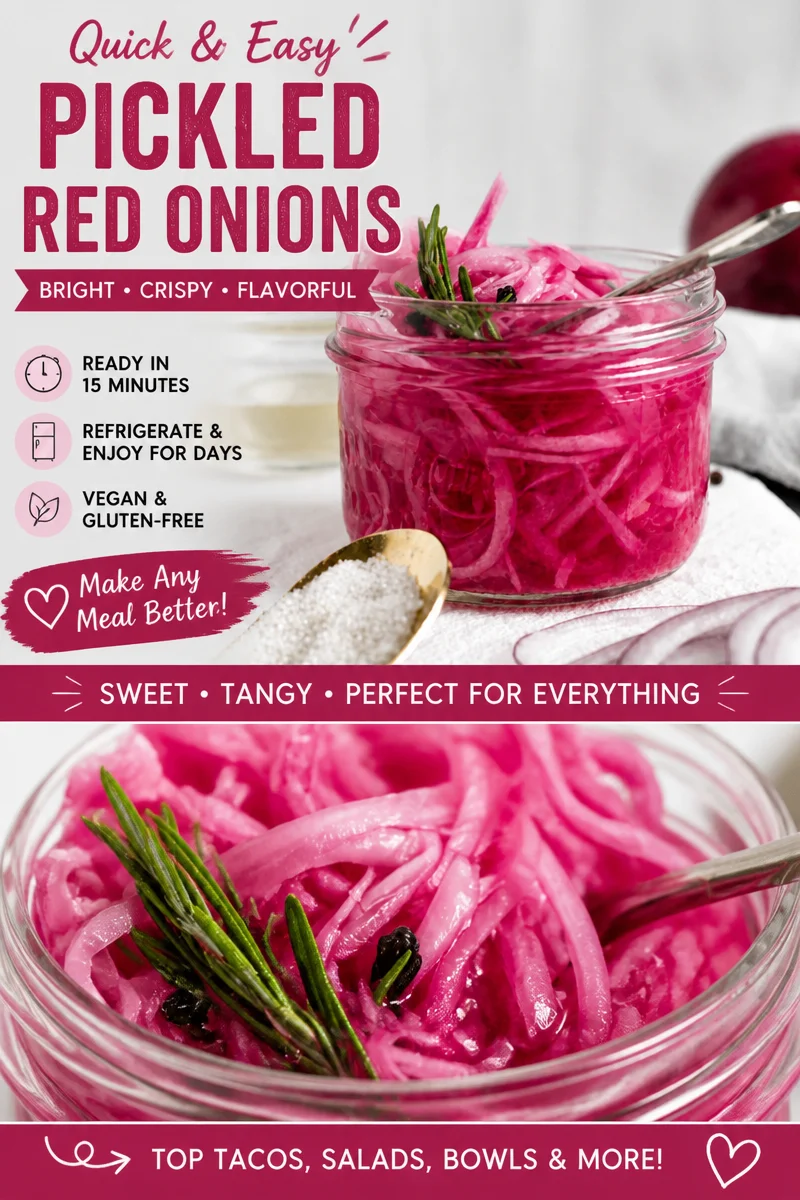Pickled Red Onions (Quick Recipe)