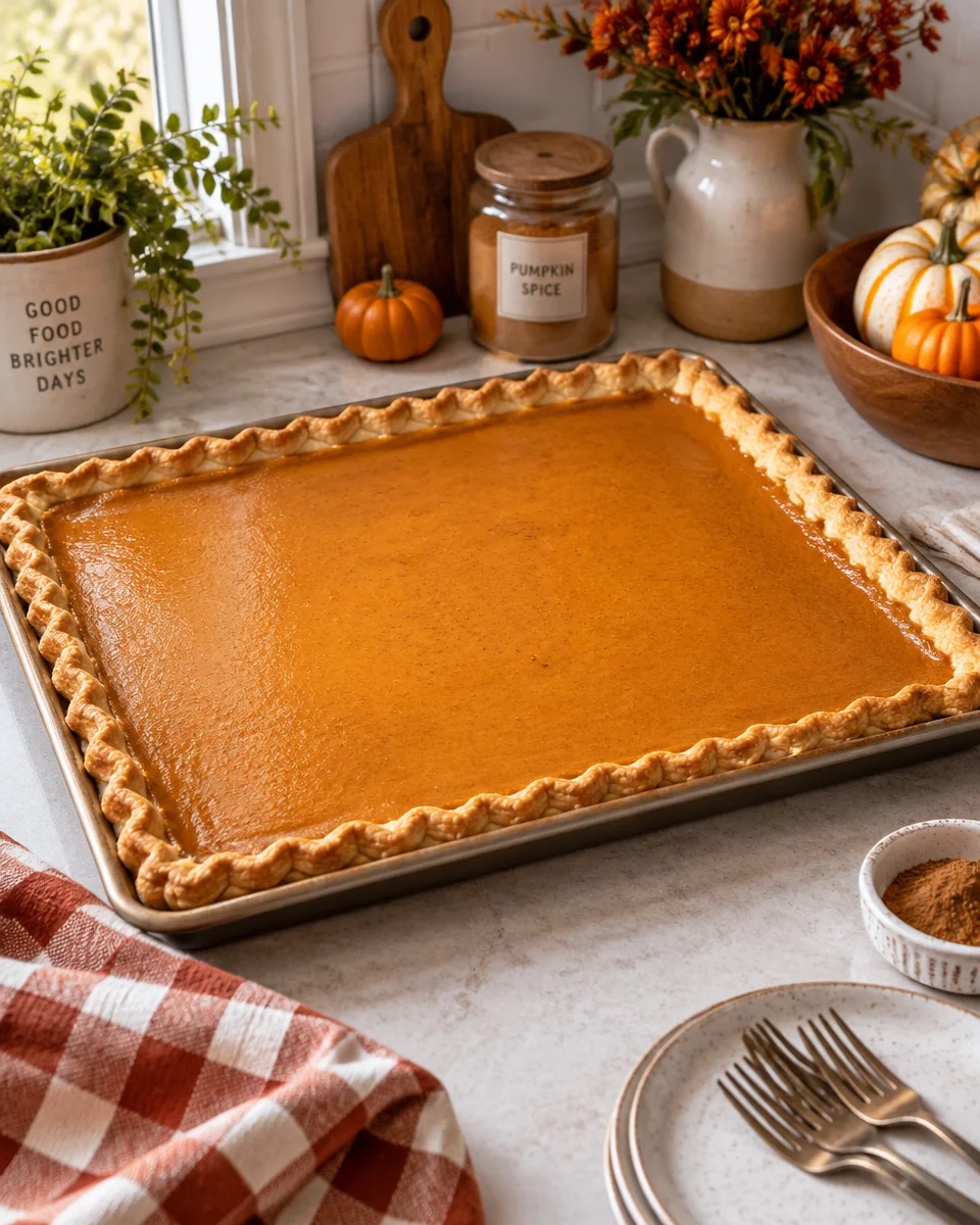 pumpkin slab pie recipe