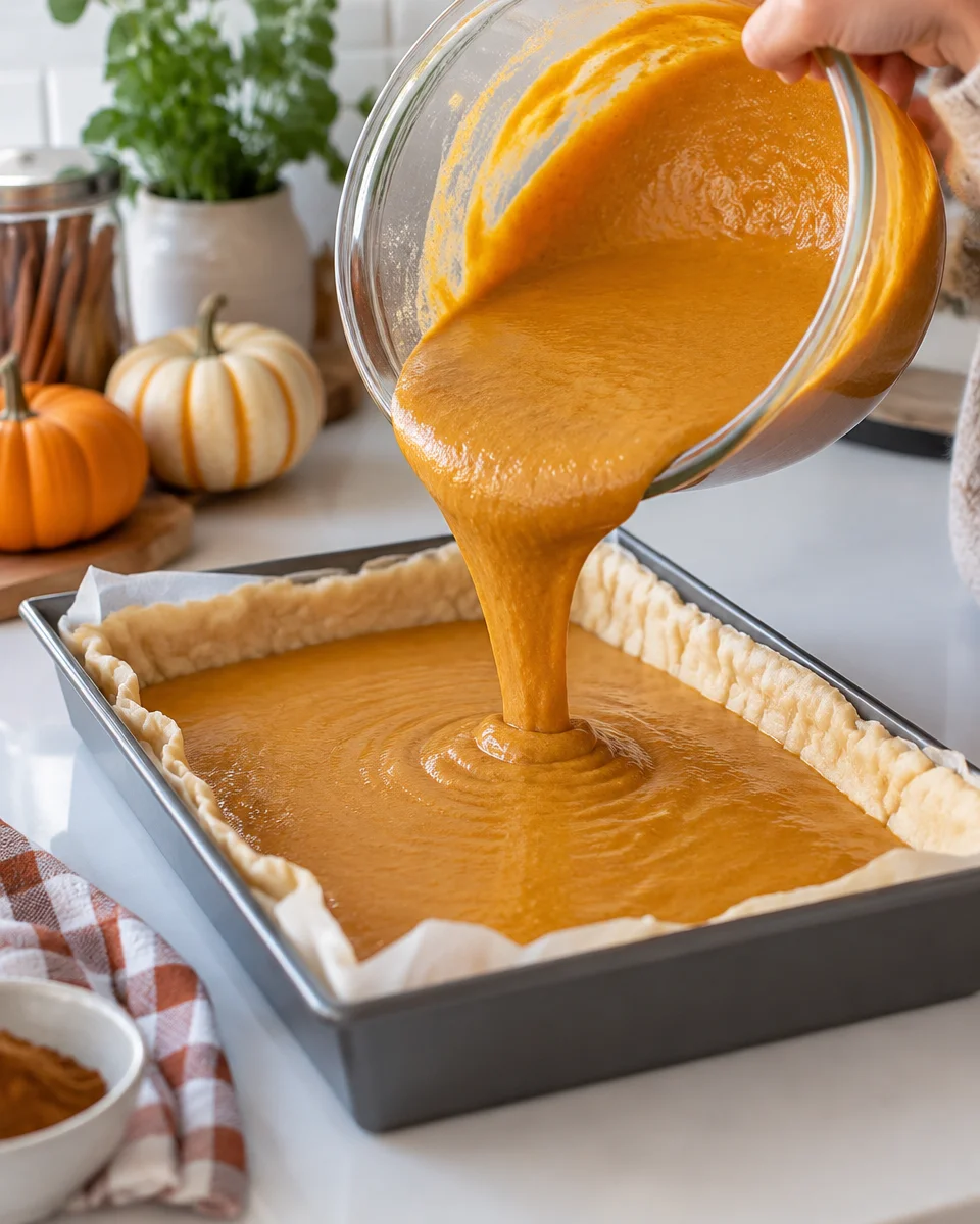 Pumpkin Slab Pie