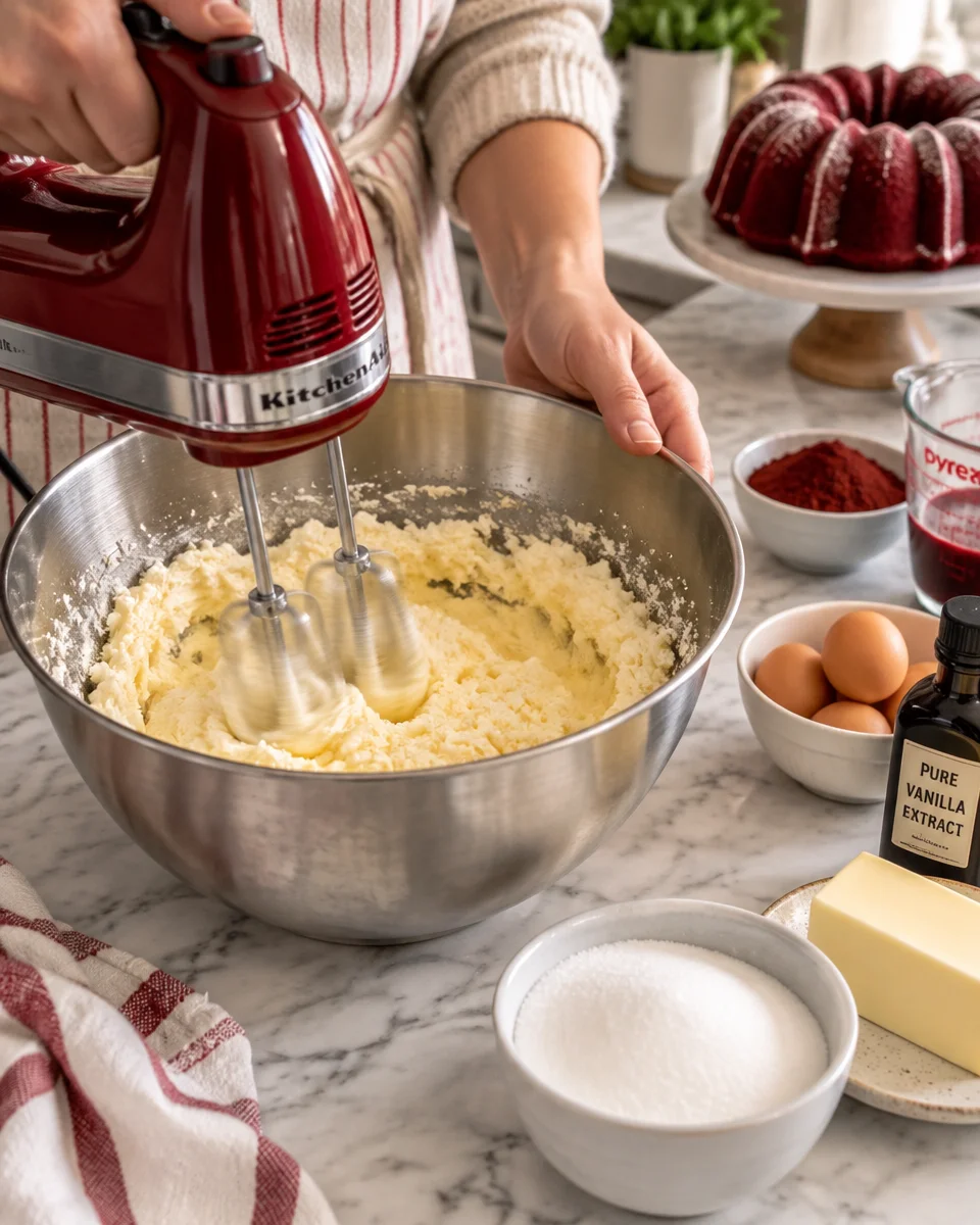 red velvet bundt cake