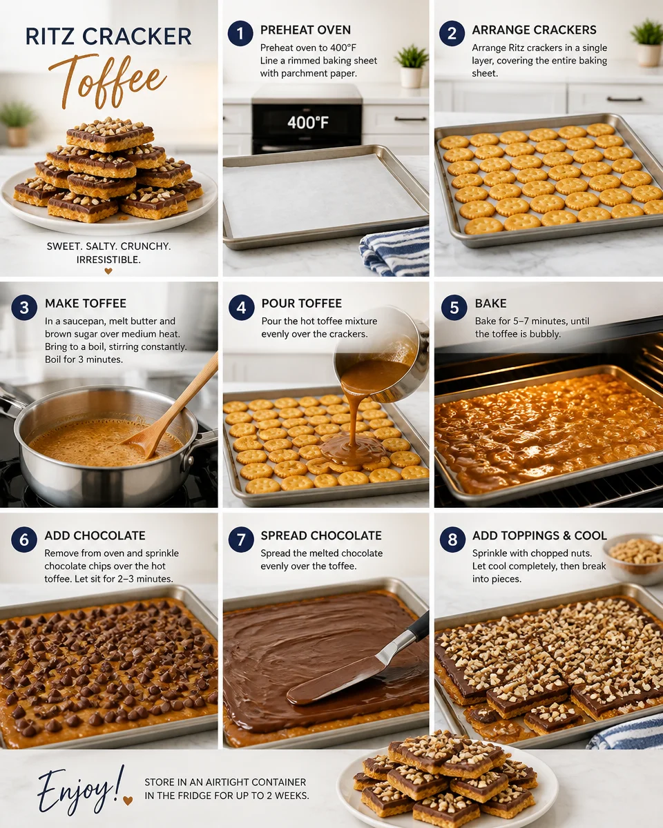 Ritz Cracker Toffee Recipe