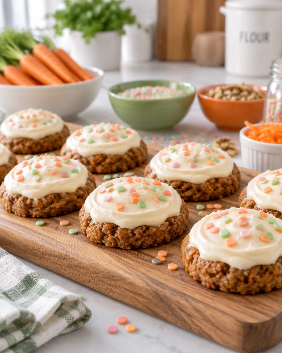 carrot cake cookies recipe