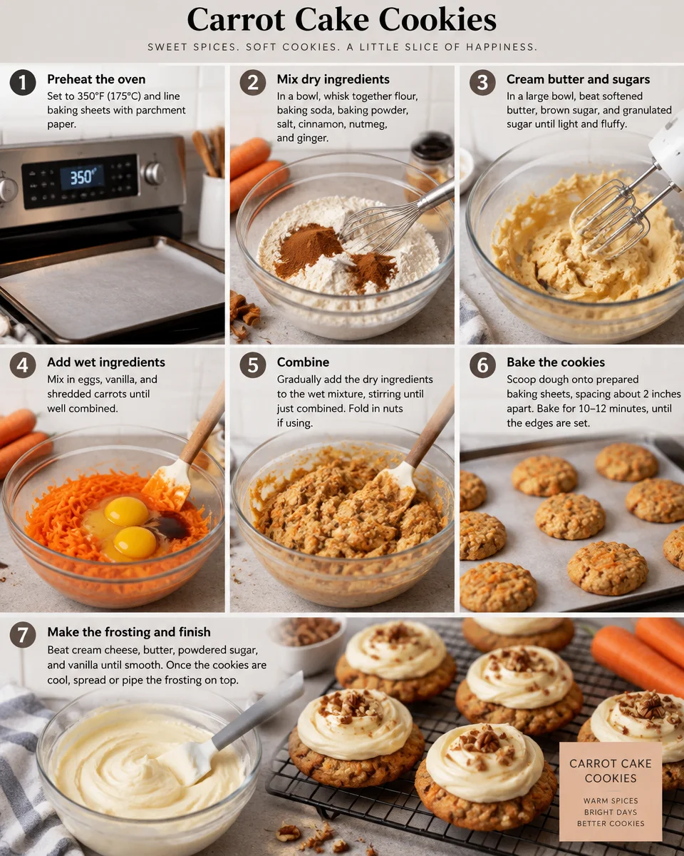 carrot cake cookies recipe