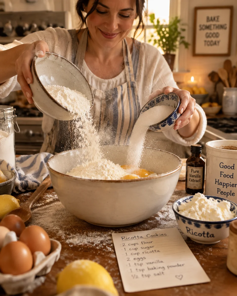 Soft and Fluffy Italian Ricotta Cookies You'll Make Again