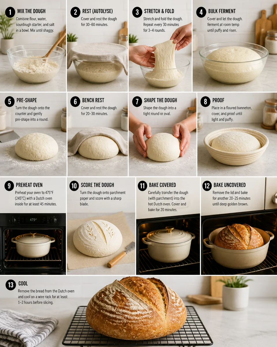 Sourdough Bread Recipe Without Starter