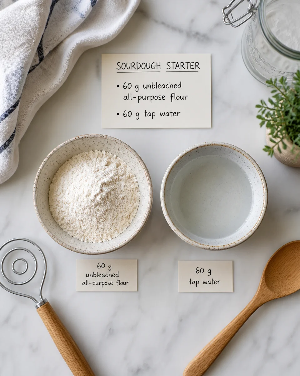 Sourdough Starter for Beginners (Step by Step)
