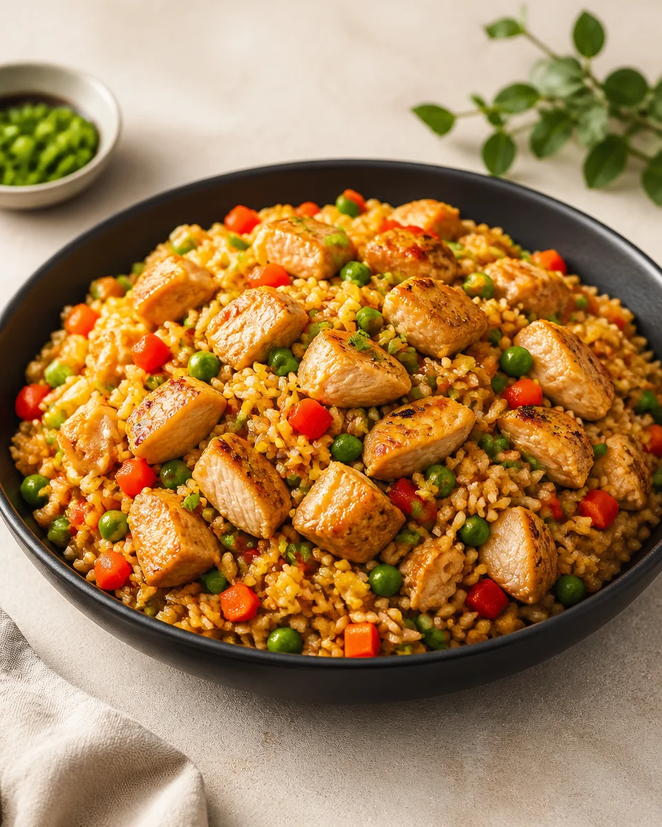 Spicy Chicken Fried Rice
