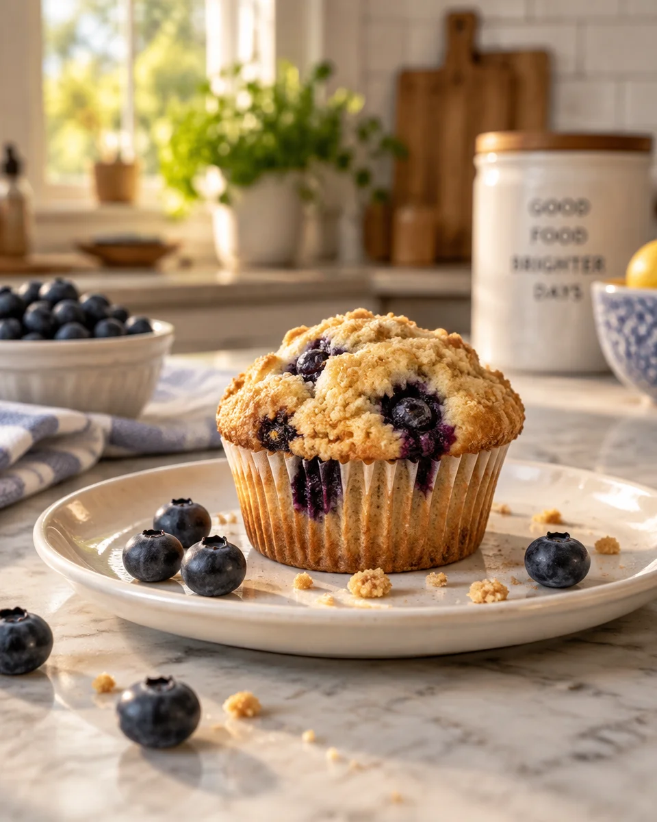 Starbucks Copycat Blueberry Muffins