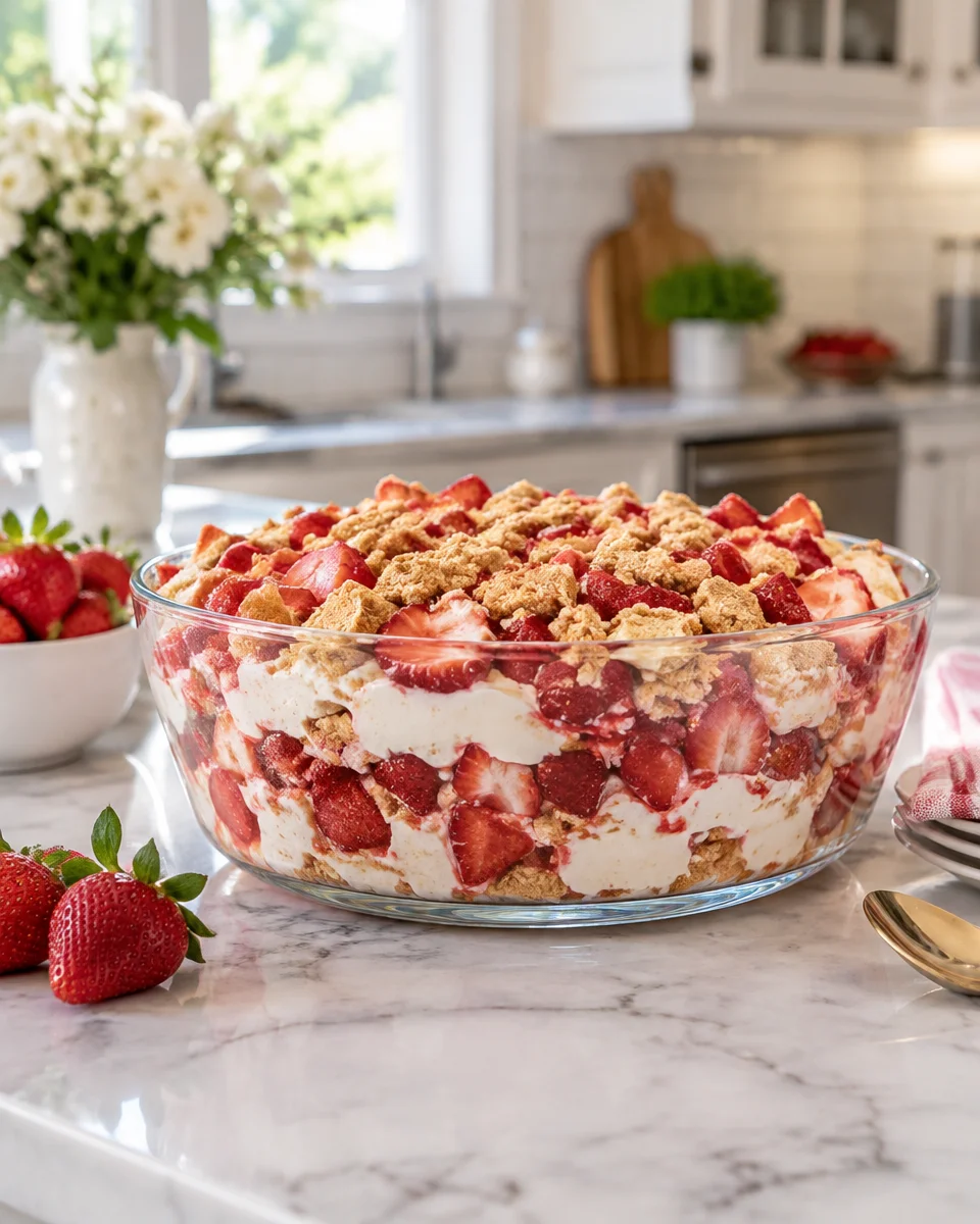 strawberry crackle salad