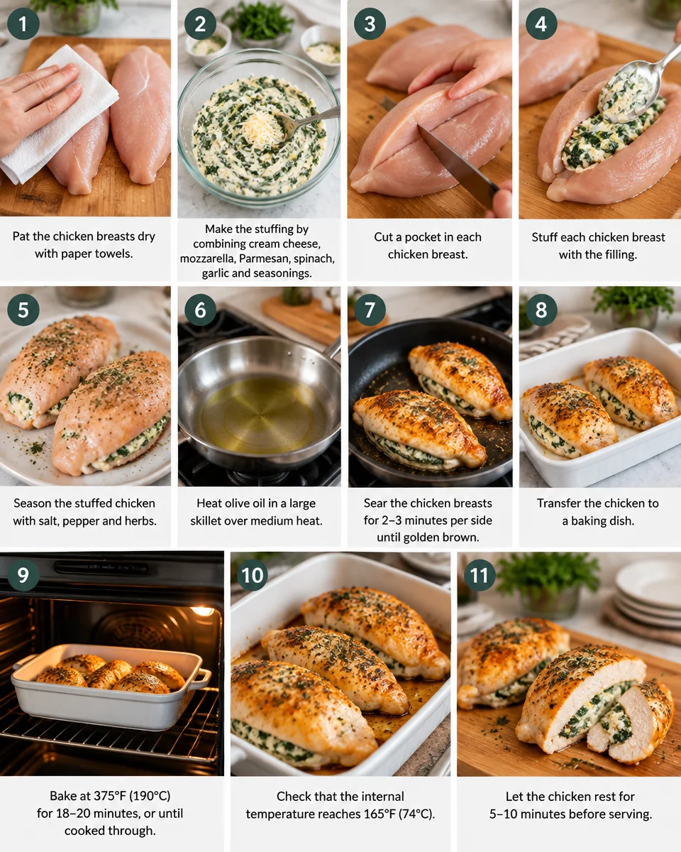 stuffed chicken breast recipe