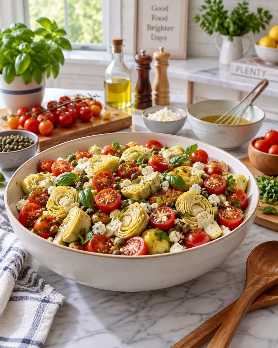 Tomato and Artichoke Salad with Capers