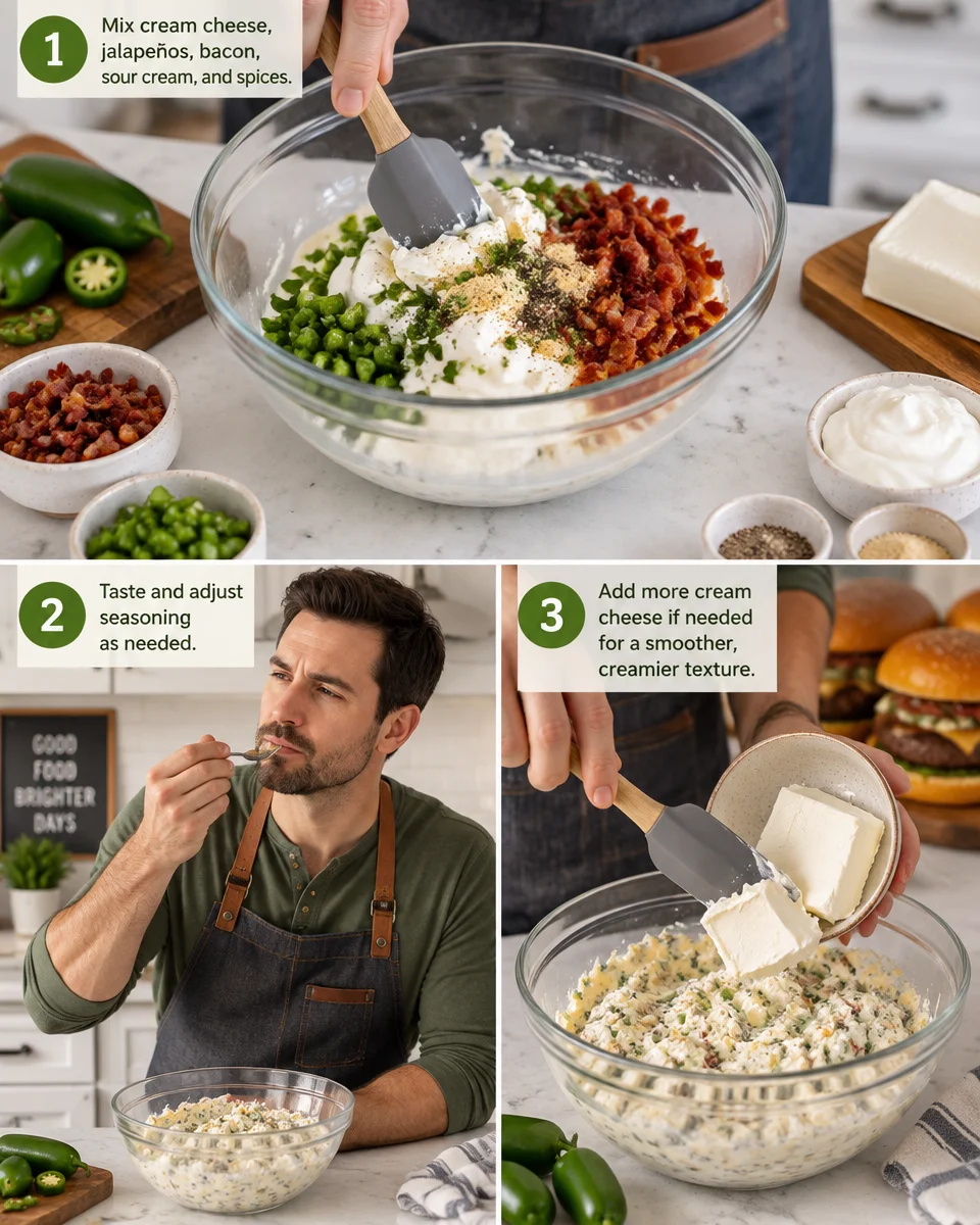 Ultimate Jalapeño Popper Cheeseburger Recipe