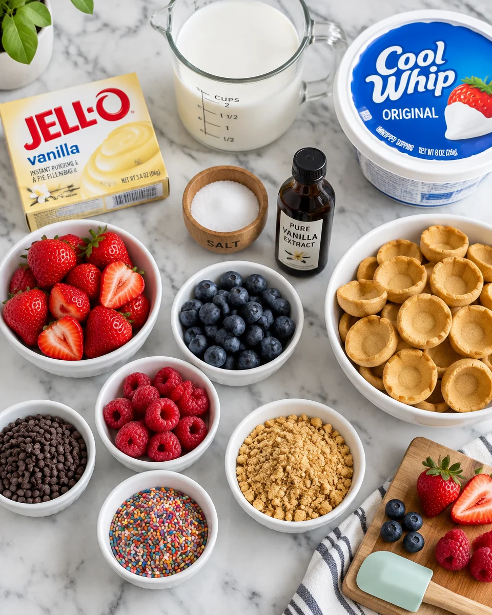 Vanilla Pudding Poppers