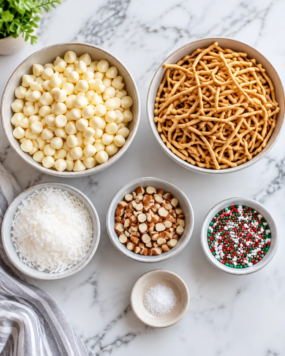 White Chocolate Haystacks Recipe (Haystack Cookies)