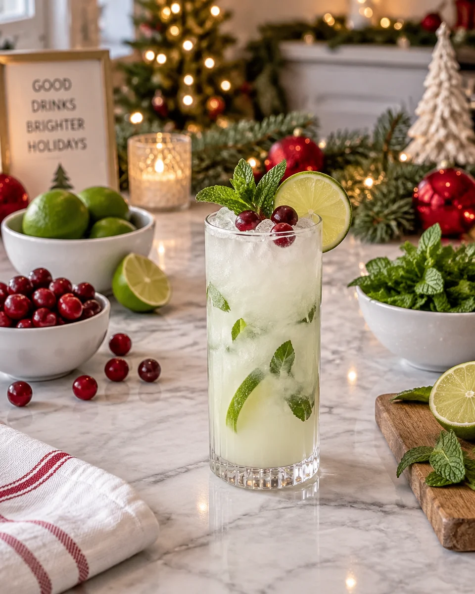 White Christmas Mojito