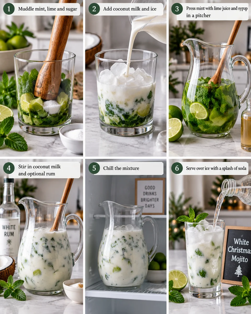 white christmas mojito