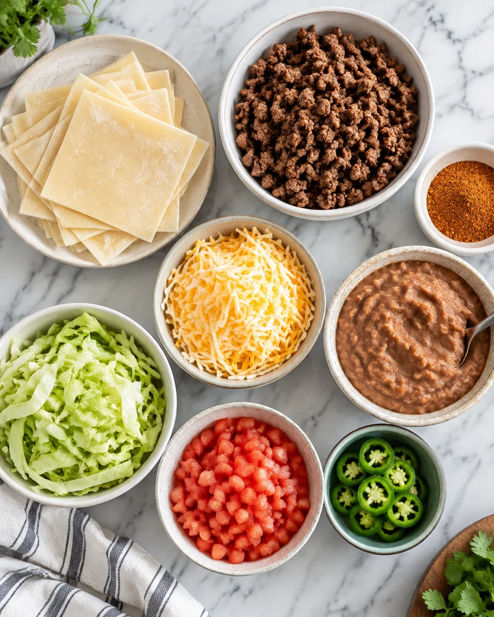 Wonton Taco Cups